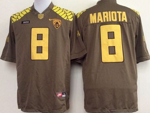 Marcus Mariota Oregon Ducks olive jersey
