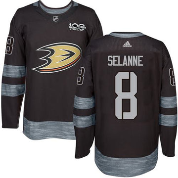 Teemu Selanne Anaheim Ducks black jersey