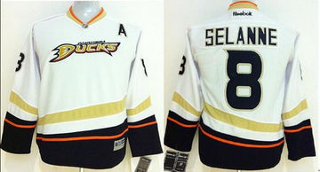 Teemu Selanne Anaheim Ducks white jersey