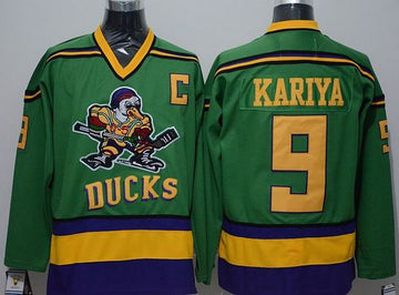 Paul Kariya Anaheim Ducks green Throwback jersey