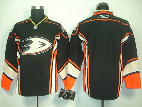 Custom Anaheim Ducks black jersey