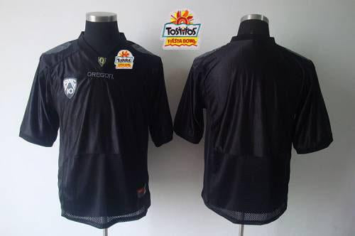 Custom Oregon Ducks black jersey