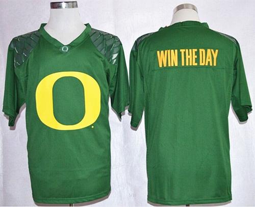 Win The Day Oregon Ducks green Fashion jersey