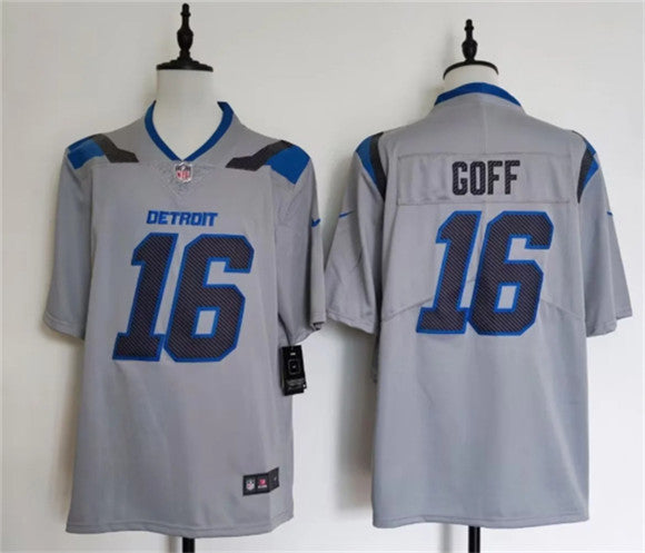 Jared Goff Detroit Lions silver Limited jersey