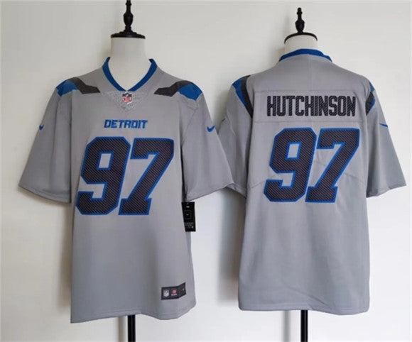 Aidan Hutchinson Detroit Lions silver Limited jersey