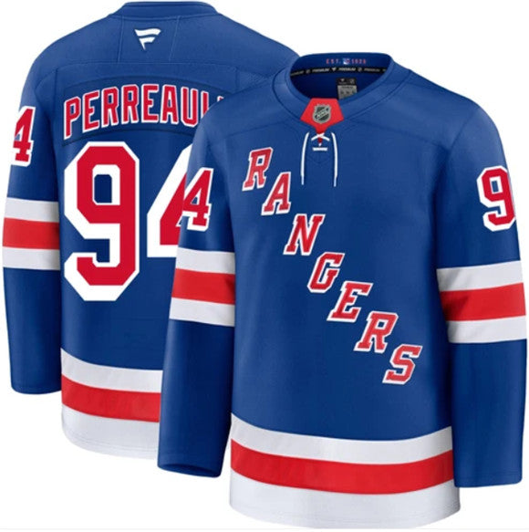 Gabe Perreault New York Rangers royal Home jersey