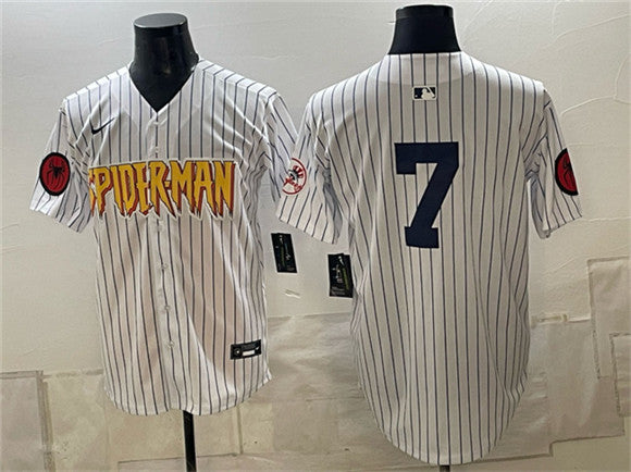 Mickey Mantle New York Yankees white Limited jersey