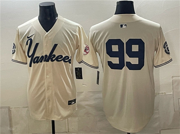 Aaron Judge New York Yankees cream Limited jersey