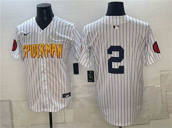 Derek Jeter New York Yankees white Limited jersey