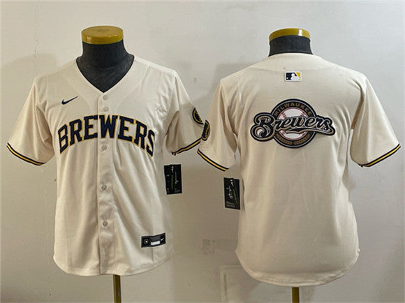 Milwaukee Brewers cream Limited jersey