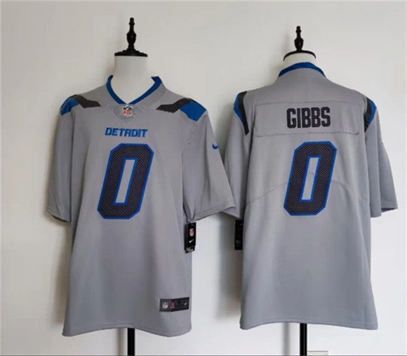 Jahmyr Gibbs Detroit Lions silver Limited jersey