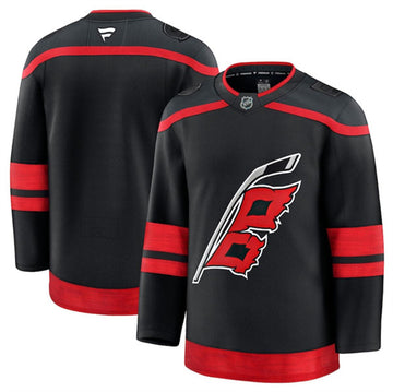 Custom Carolina Hurricanes black Home jersey