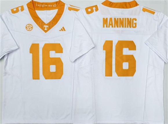 Peyton Manning Tennessee Volunteers white jersey