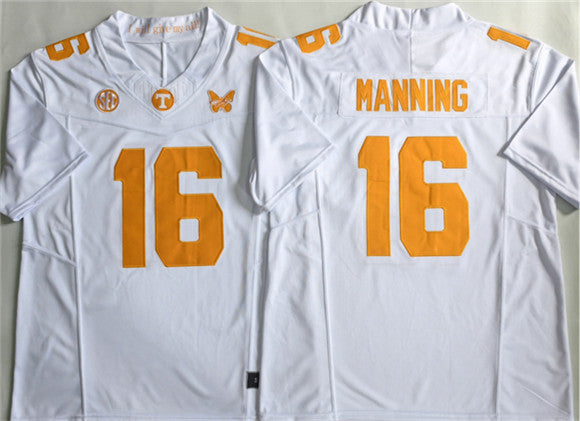 Peyton Manning Tennessee Volunteers white jersey