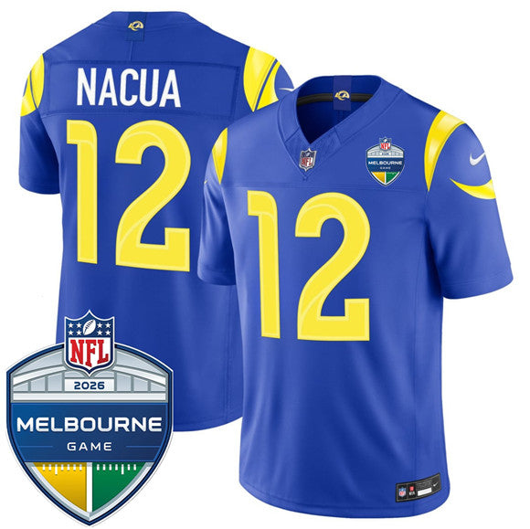 Puka Nacua Los Angeles Rams royal Vapor jersey