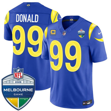 Aaron Donald Los Angeles Rams royal Vapor jersey