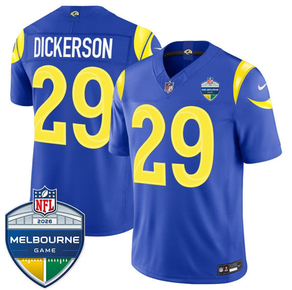 Eric Dickerson Los Angeles Rams royal Vapor jersey