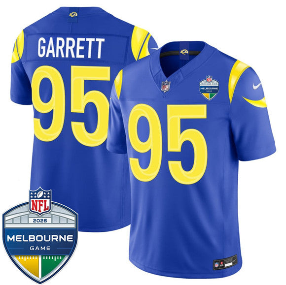 Myles Garrett Los Angeles Rams royal Vapor jersey