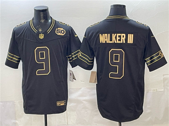 Kenneth Walker III Seattle Seahawks black Vapor jersey