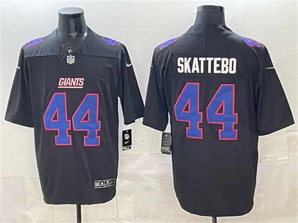 Cam Skattebo New York Giants black Vapor jersey