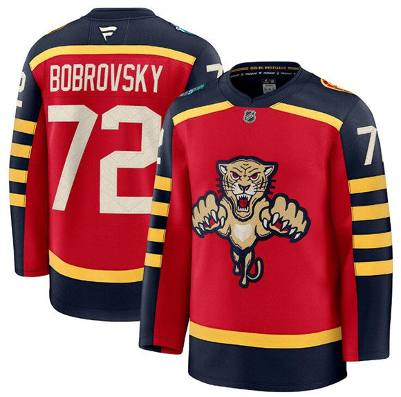 Sergei Bobrovsky Florida Panthers red Winter Classic jersey