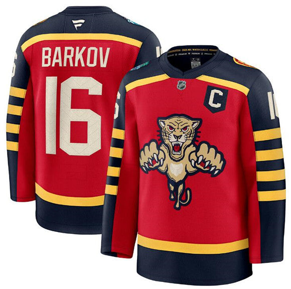 Aleksander Barkov Florida Panthers red Winter Classic jersey