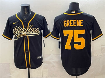 Joe Greene Pittsburgh Steelers black jersey