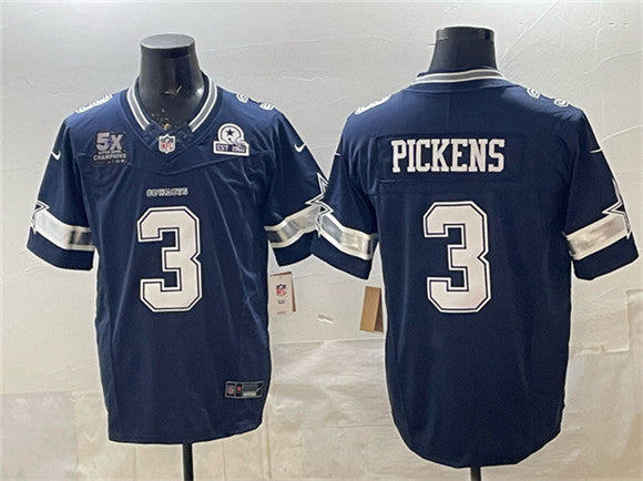 George Pickens Dallas Cowboys navy Vapor jersey