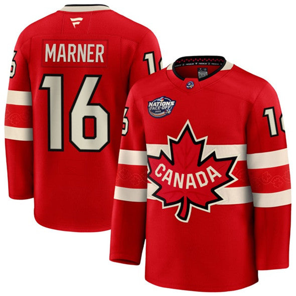 Mitchell Marner Team Canada red jersey