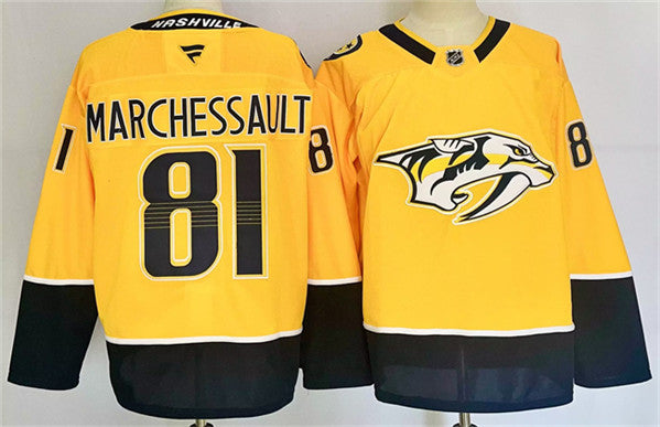Jonathan Marchessault Nashville Predators gold Home jersey