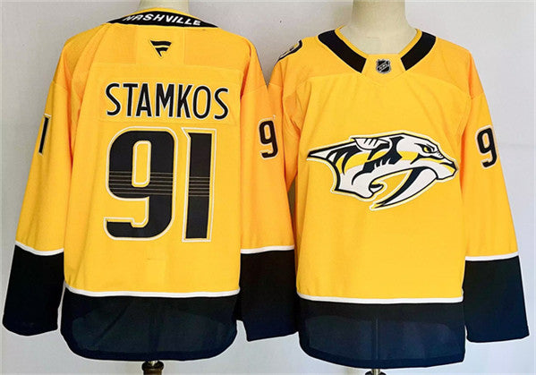 Steven Stamkos Nashville Predators gold Home jersey
