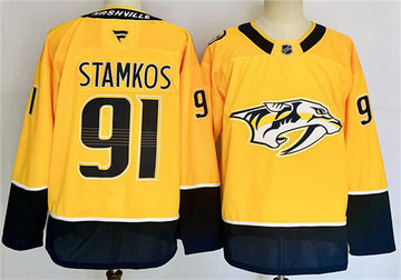 Steven Stamkos Nashville Predators gold Home jersey