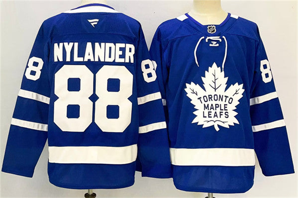 William Nylander Toronto Maple Leafs blue jersey