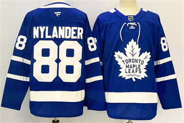 William Nylander Toronto Maple Leafs blue jersey