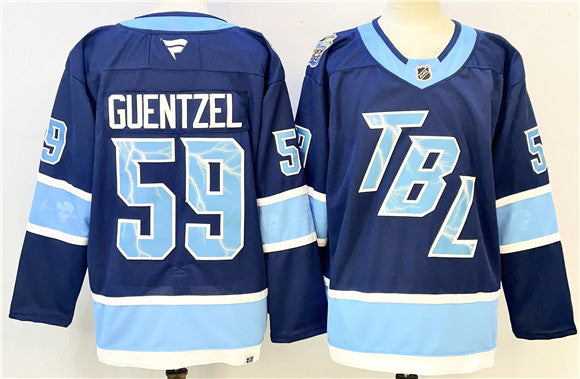 Jake Guentzel Tampa Bay Lightning blue Stadium Series jersey