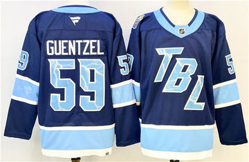 Jake Guentzel Tampa Bay Lightning blue Stadium Series jersey