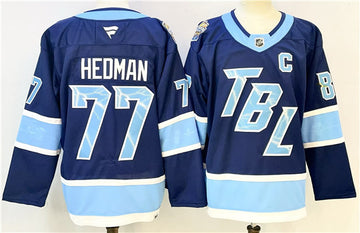 Victor Hedman Tampa Bay Lightning blue Stadium Series jersey