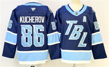 Nikita Kucherov Tampa Bay Lightning blue Stadium Series jersey