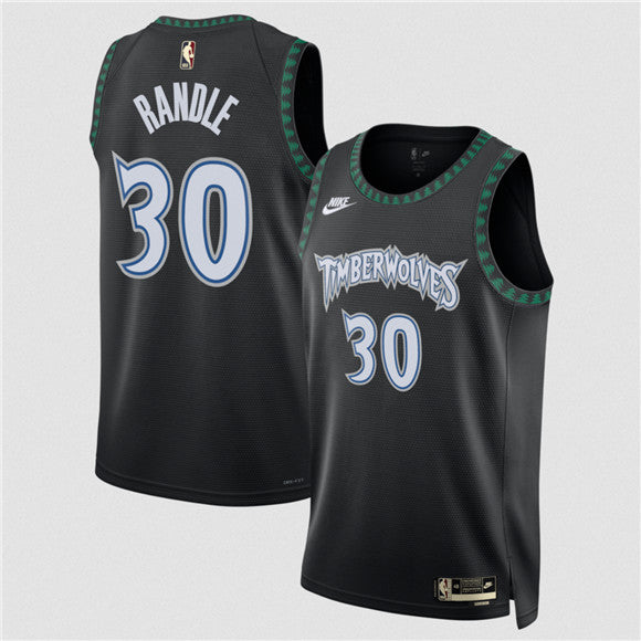 Julius Randle Minnesota Timberwolves black Classic jersey