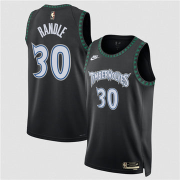 Julius Randle Minnesota Timberwolves black Classic jersey