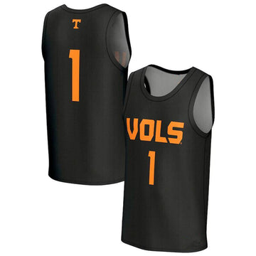 Custom Tennessee Volunteers black jersey