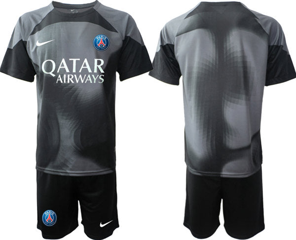 Custom Paris Saint-Germain black jersey