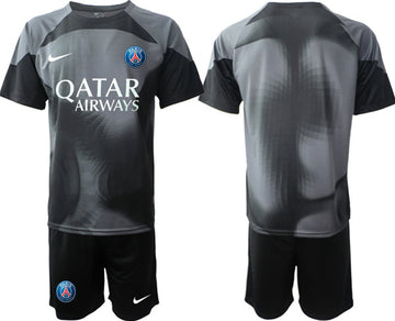 Custom Paris Saint-Germain black jersey
