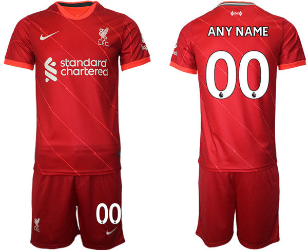 Custom Liverpool red Home jersey