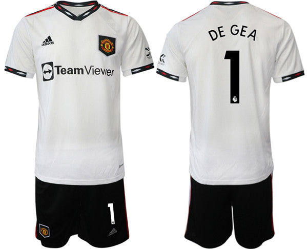 Degea Manchester United white Away jersey