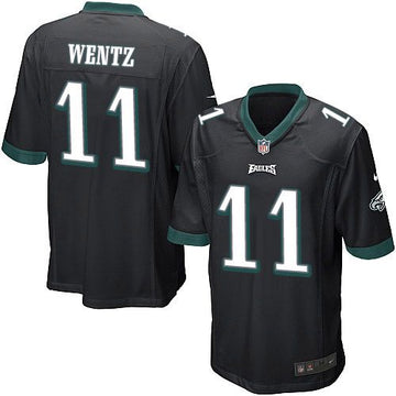 Carson Wentz Philadelphia Eagles black Elite jersey