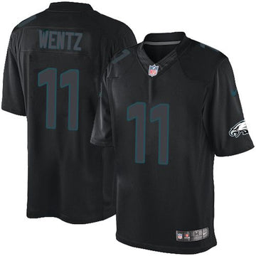Carson Wentz Philadelphia Eagles black jersey