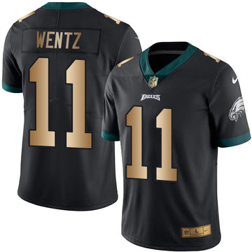 Carson Wentz Philadelphia Eagles black jersey