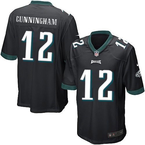 Randall Cunningham Philadelphia Eagles black Elite jersey