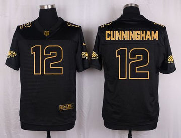 Randall Cunningham Philadelphia Eagles black Gold Collection jersey